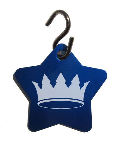 Crown Pet ID Tag