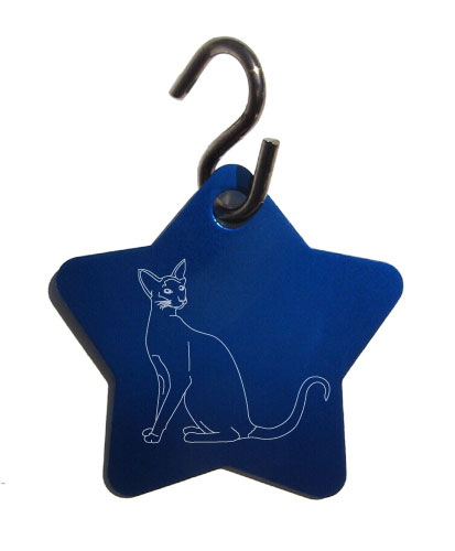 Siamese Cat Pet ID Tag